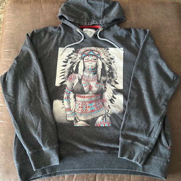 Tilly's Shirts Mens Tillys Riot Society Indigenous Woman Hoodie In